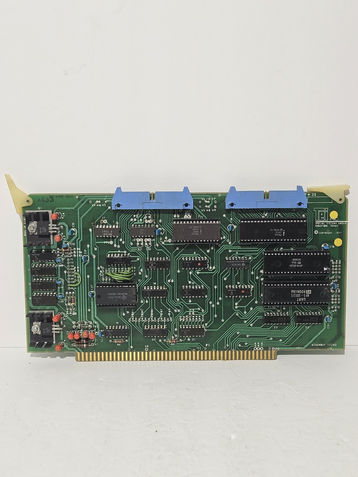 Vintage Tei Inc 1977 CPU Assembly 13260 Circuit Board 