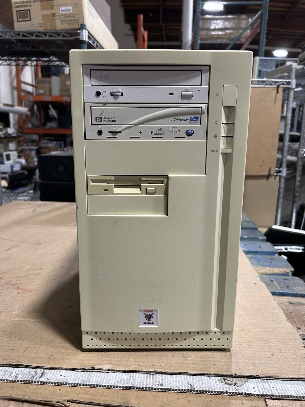 Vintage Inwin A500 ATX Beige Computer Case + X2 CD/Floppy/PSU