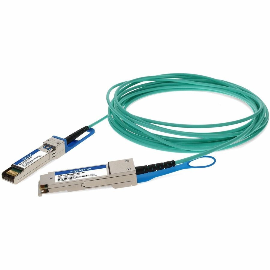 AddOn Cisco&reg; Compatible TAA Compliant 10GBase-AOC QSFP+ to SFP+ Active