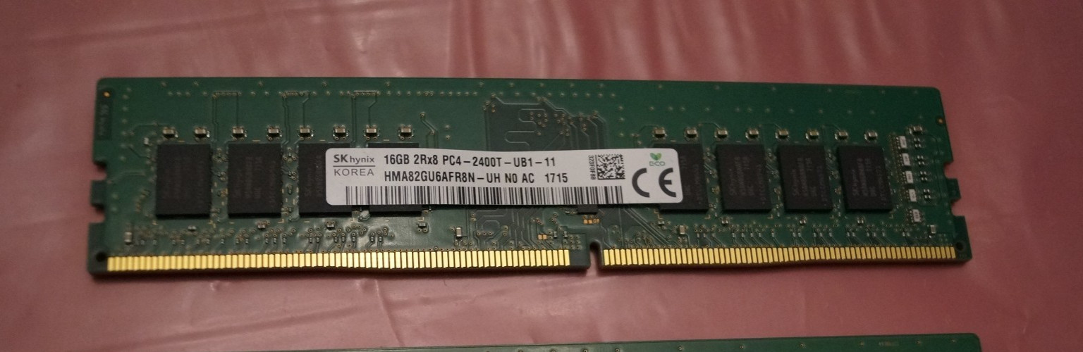 LOT of 14 Hynix 16GB DDR4 2400 MHz PC4 2Rx8 DIMM Desktop RAM HMA82GU6AFR8N-UH