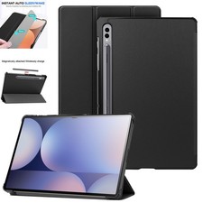 Magnetic Leather Flip Case with Stand for Samsung Tab S9 S9+ S10+ S10 Ultra picture