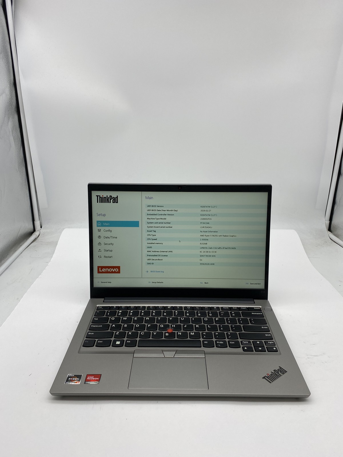 Lenovo ThinkPad E14 GEN 4 Laptop AMD RYZEN 5 5625U 2.3GHz 8GB RAM – No HDD Lenovo ThinkPad E14 GEN 4 Laptop AMD RYZEN 5 5625U 2.3GHz 8GB RAM – No HDD
