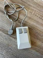 Commodore 1351 Wired Mechanical Standard Mouse 2-Button Beige/Gray Untested picture