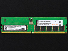 Lenovo ThinkSystem 32GB TruDDR5 5600MHz 2Rx8 ECC UDIMM 4X77A99752 03LA921 picture