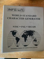 INFO/soft Character Generator Manual for Atari 3000/5000/7000 NTSC picture