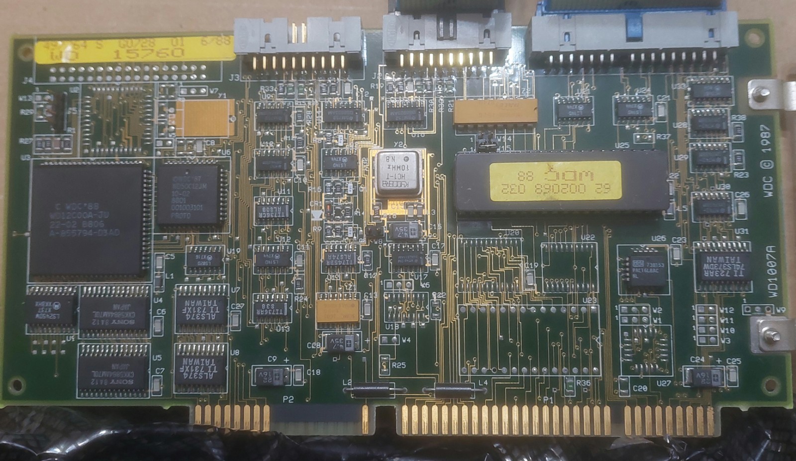 Vintage Western Digital WD1007A 16-Bit ISA ESDI Controller Card -TESTED W/Cables Vintage Western Digital WD1007A 16-Bit ISA ESDI Controller Card -TESTED W/Cables
