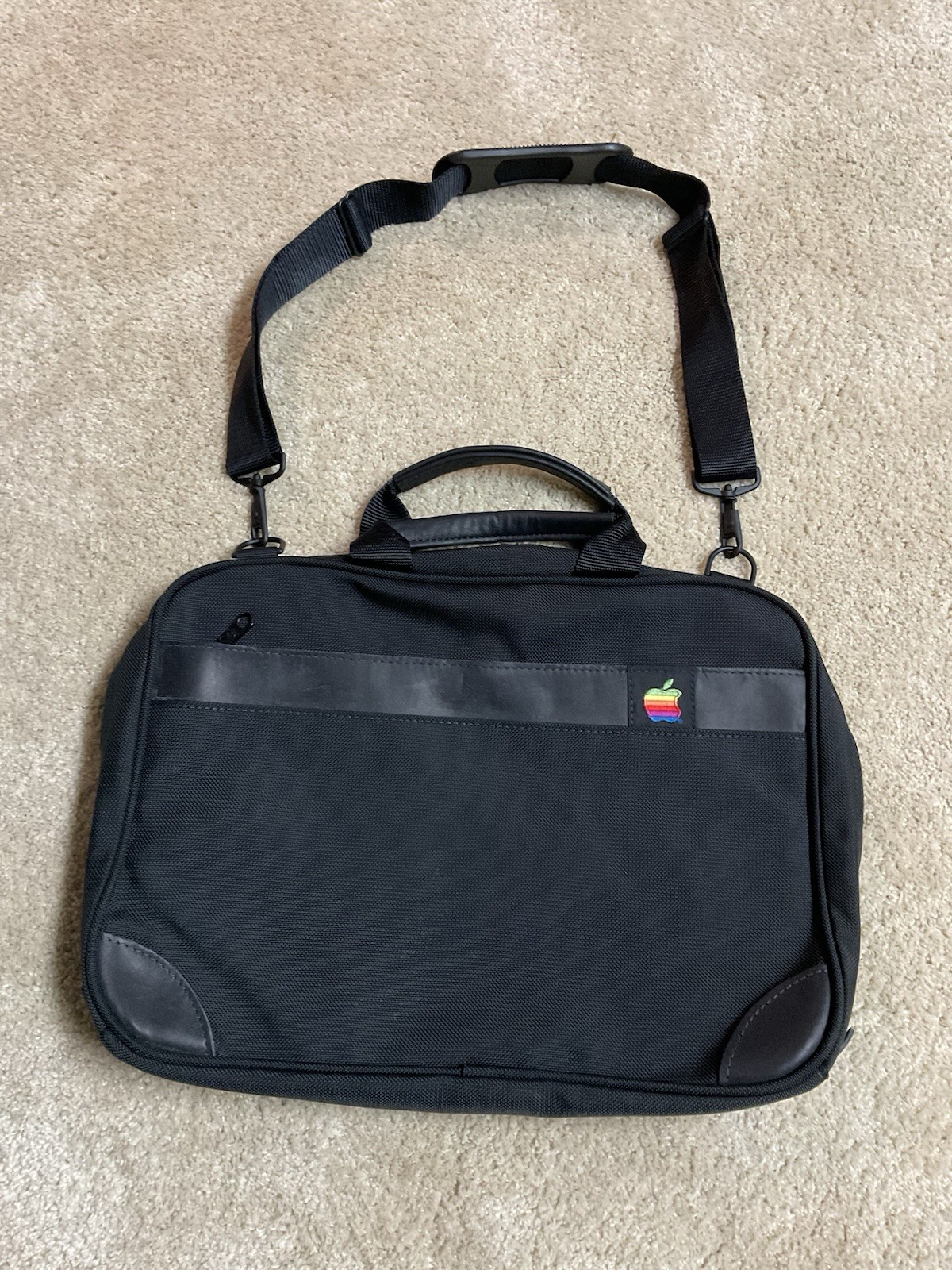 Vintage 1980’s Apple Macintosh Laptop Carrying Case, Rainbow Logo, NEW