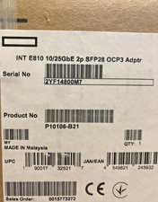 HPE 10/25GbE 2Port SFP28 Intel E810 OCP3 Network Adapter NIC 2 Port 10G 25G 25GE picture