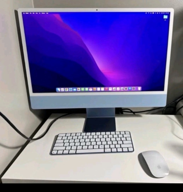 Apple iMac 24 in Blue M1 8-Core/8-Core 8GB RAM 512GB SSD MGPL3LL/A Apple iMac 24 in Blue M1 8-Core/8-Core 8GB RAM 512GB SSD MGPL3LL/A