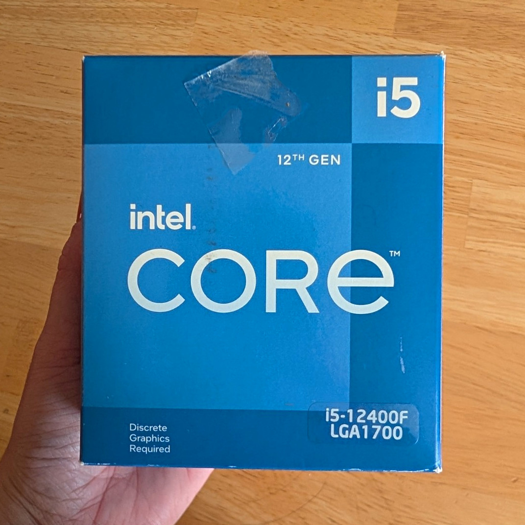 Intel Core i5-12400F 12th Gen LGA1700 CPU 18MB L3 BX8071512400F