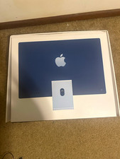 Blue iMac24 inch 8 core CPU 256GBSSD iMac with Apple MI chip picture