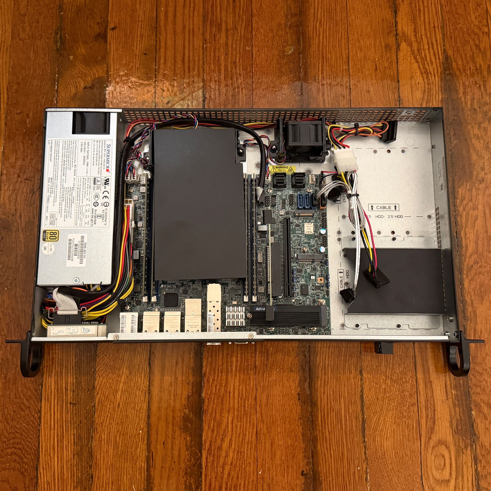 Supermicro 5019D-4C-FN8TP Xeon D-2123IT (4C/8T) 64GB DDR4 10GbE 480GB 1U Server