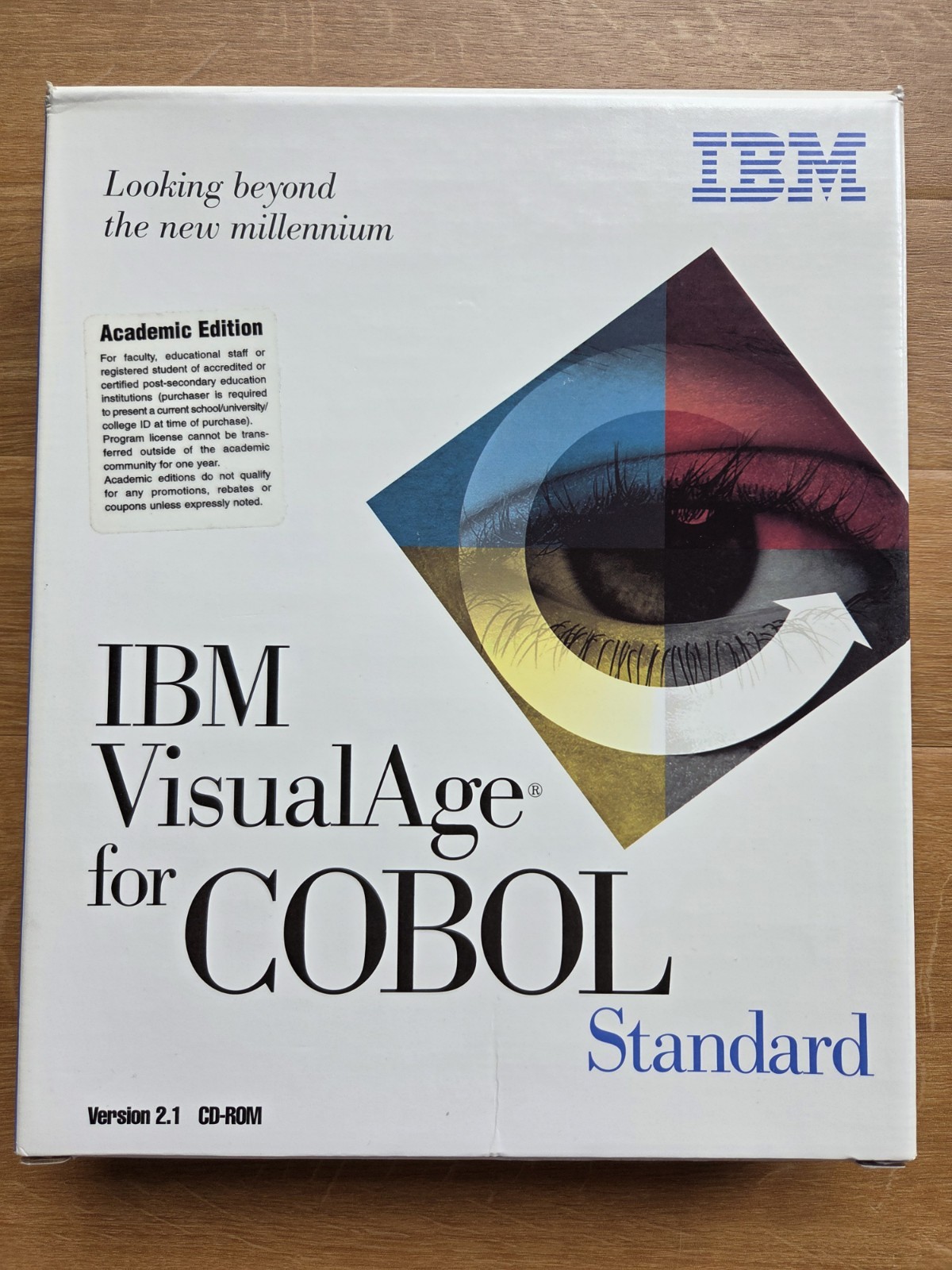Visualage IBM VisualAge for COBOL • Standard• V2.1 • Academic Edition • Vintage ...