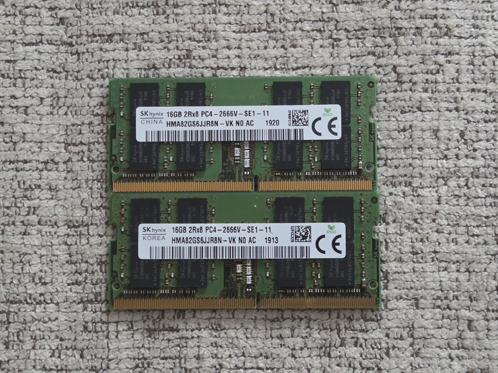 Kingston 32GB (2x16GB) DDR4 2666MHz SODIMM Laptop RAM Memory