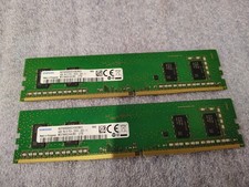 2 (pair) Samsung 4GB DDR4 UDIMM Desktop RAM  picture