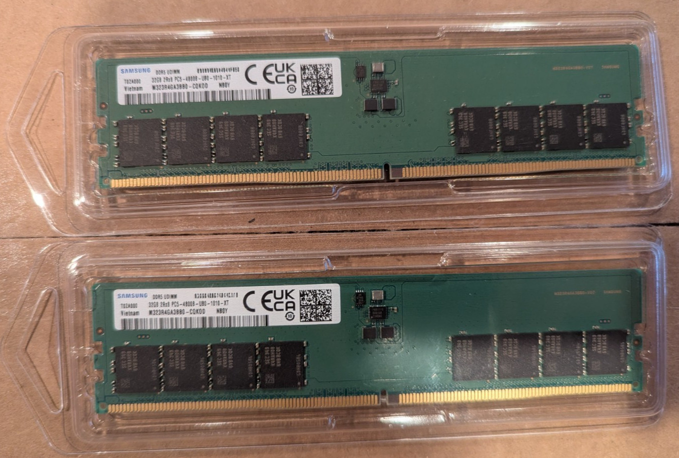 Samsung 32GB PC5-38400 DDR5 4800 MHz DIMM Desktop Memory RAM (M323R4GA3BB0-CQK)
