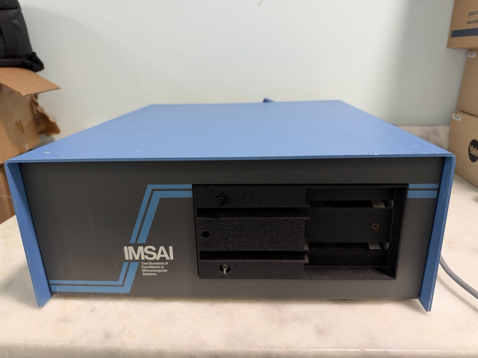Vintage IMSAI Dual 8” Floppy Disk Drive PerSci 277 Powers On Rare