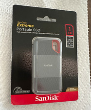 SanDisk Extreme Portable SSD 1TB 1050MB/s Read 1000MB/s Write Water Resistant picture