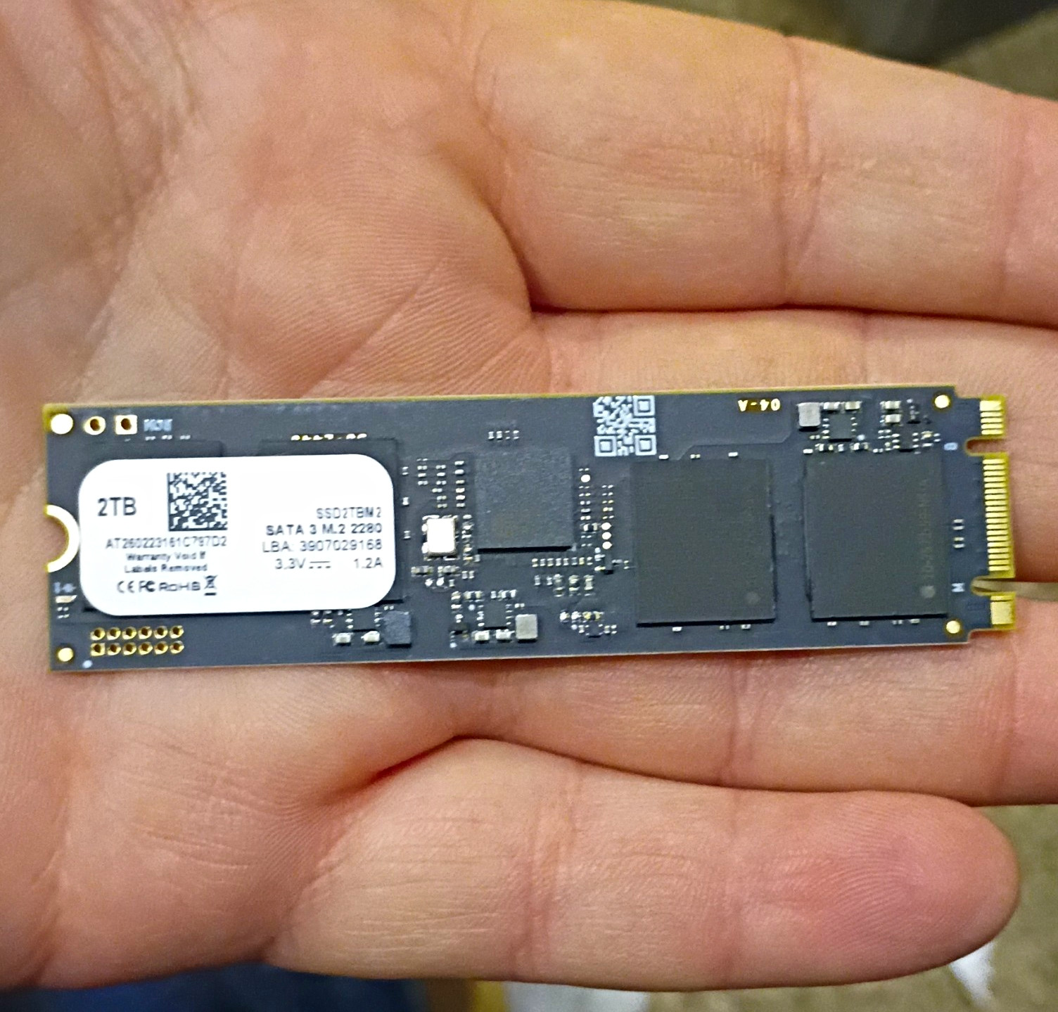 2TB Internal SSD M.2 2280 M.2 SATA III Black Model/MPN SSD2TBM2 2TB Internal SSD M.2 2280 M.2 SATA III Black Model/MPN SSD2TBM2