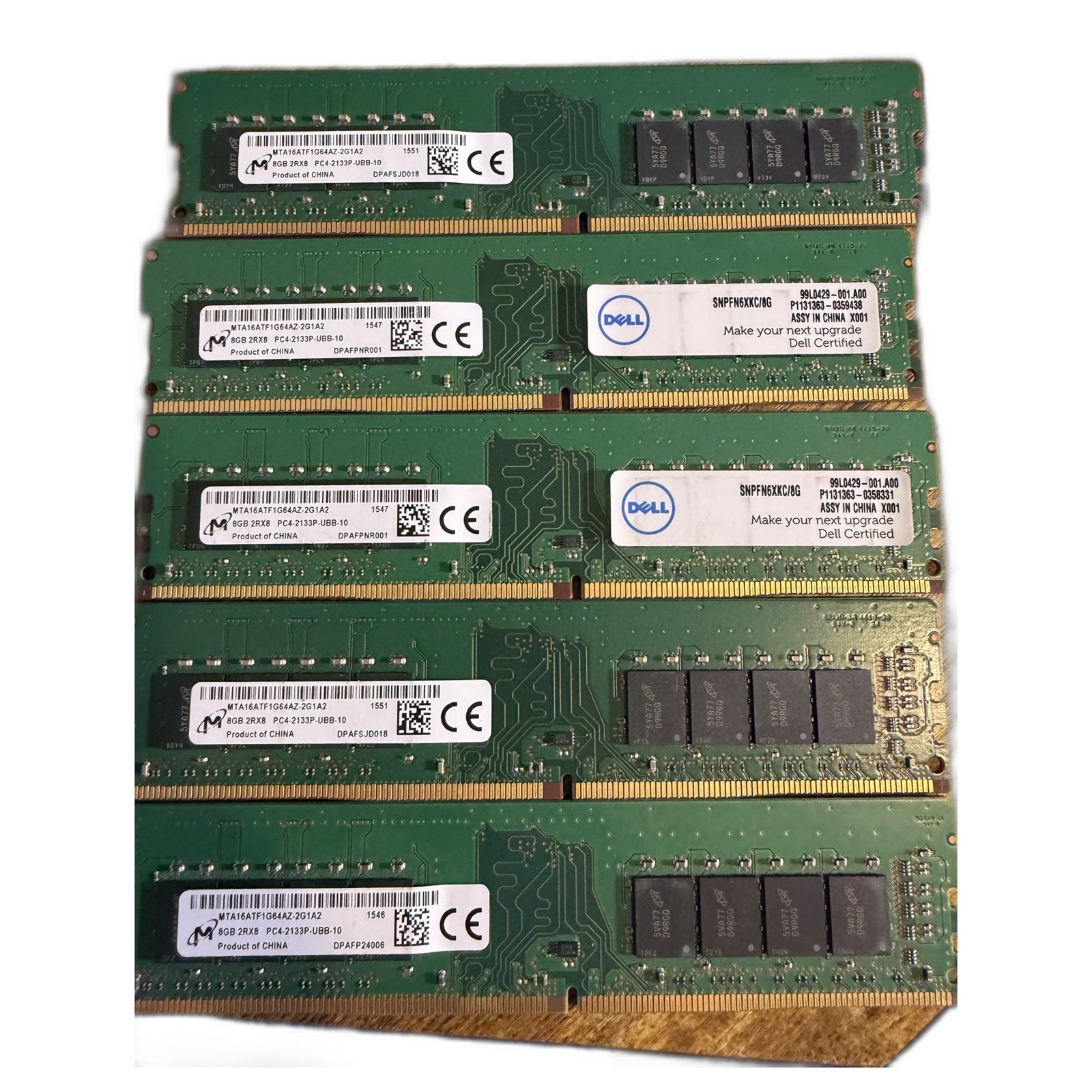 Micron 32GB (4x8GB) DDR4-2133 PC4-17000 2Rx8 UDIMM MTA16ATF1G64AZ-2G1A2 Micron 32GB (4x8GB) DDR4-2133 PC4-17000 2Rx8 UDIMM MTA16ATF1G64AZ-2G1A2