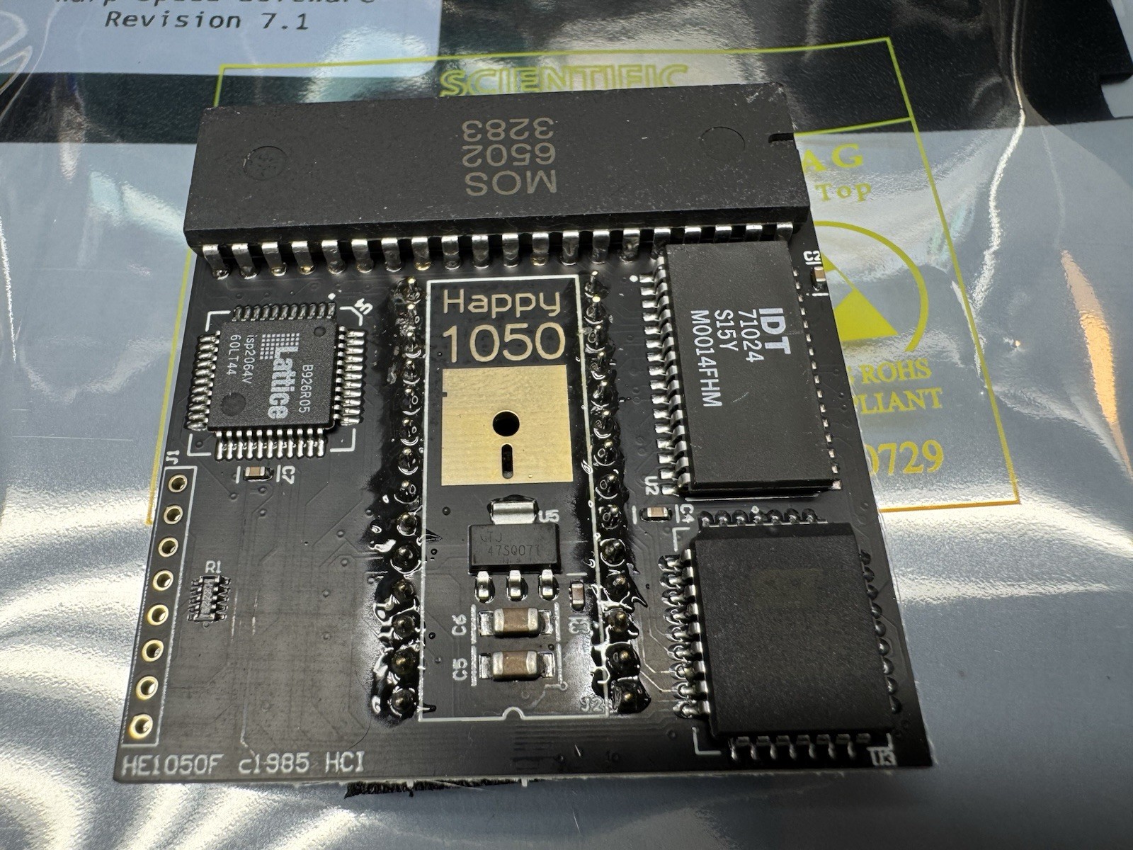 Happy 1050 Upgrade for Atari 1050 Disk Drive - Solderless Installation - HS/DD Happy 1050 Upgrade for Atari 1050 Disk Drive - Solderless Installation - HS/DD