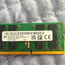 Micron 32GB DDR4 SDRAM SO-DIMM 260-Pin PC4-3200AA Non-ECC MTA16ATF4G64HZ-3G2F1 picture