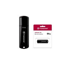 10 Count 64GB Transcend JetFlash 700 USB3.1 (Gen 1) Flash Drive Black picture
