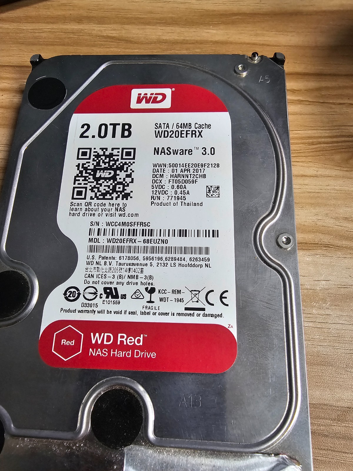 WD Red 2TB SATA NAS 3.5