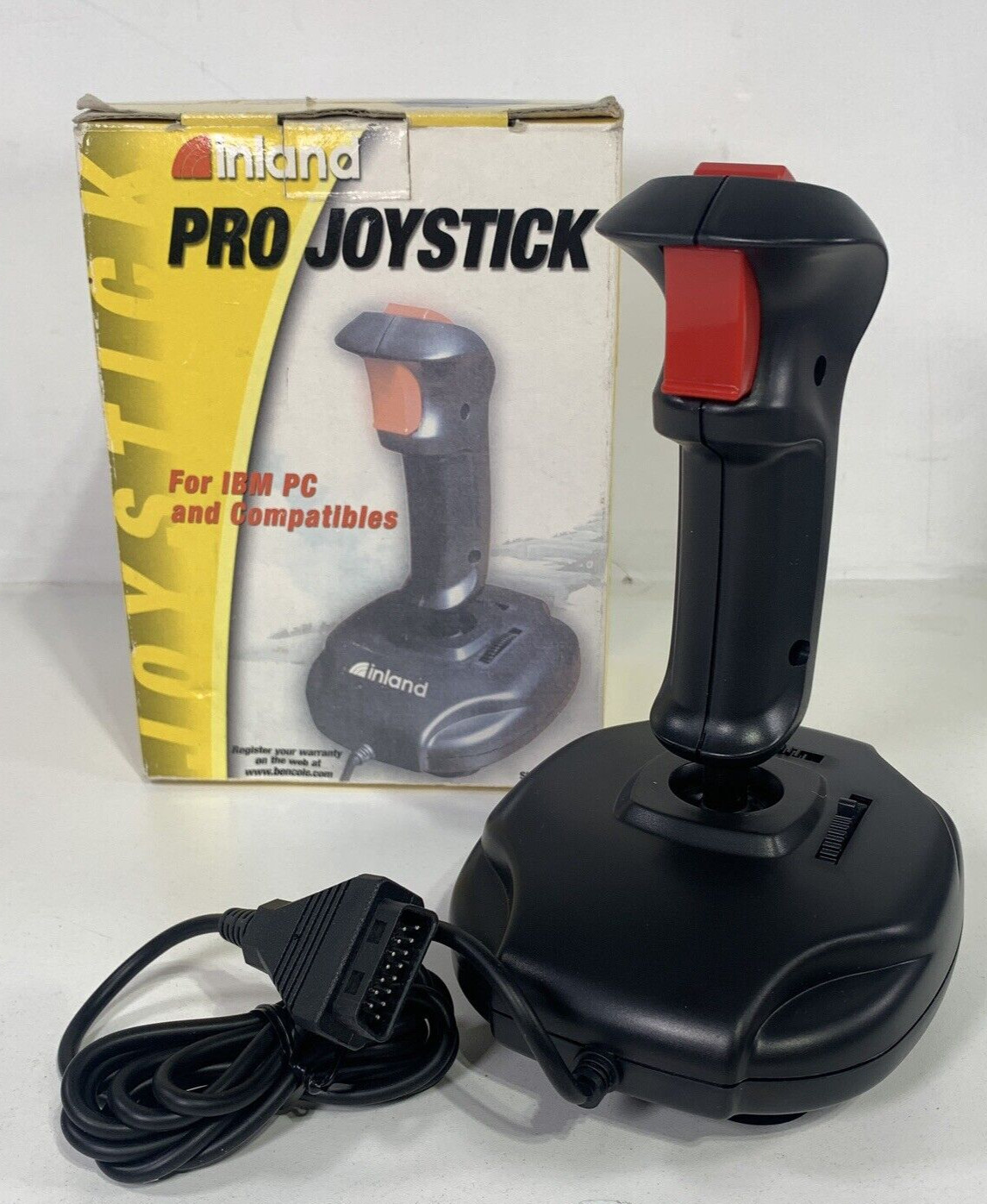 Vintage PC Joystick 15 Pin Gameport Flight Simulator DOS IBM Compatible