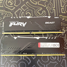 Kingston FURY Beast 64GB (2x32GB) DDR4-3200 DIMM 288-Pin Non-ECC KF432C16BBK2/64 picture