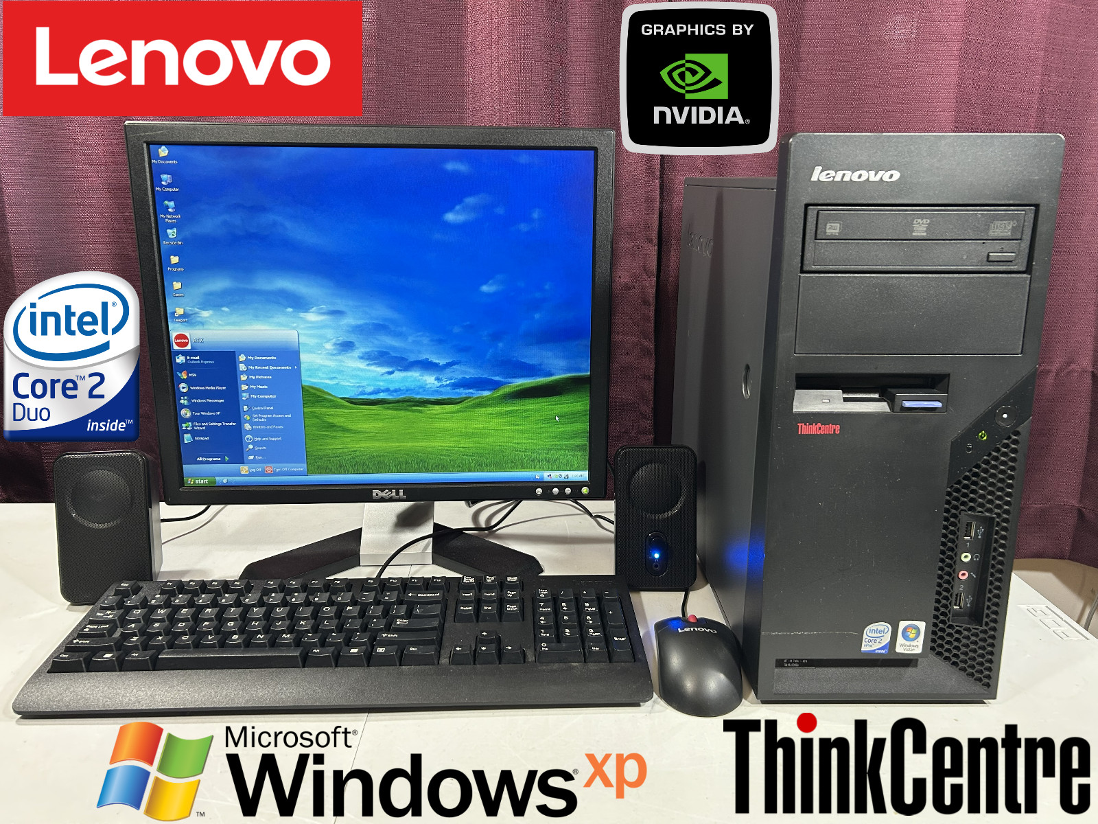 RESTORED Windows XP Vintage Retro Classic Gaming PC Lenovo ThinkCentre RESTORED Windows XP Vintage Retro Classic Gaming PC Lenovo ThinkCentre