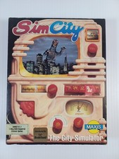 Vintage Sim City V1.1 Commodore Amiga Game w/ Box Manual picture