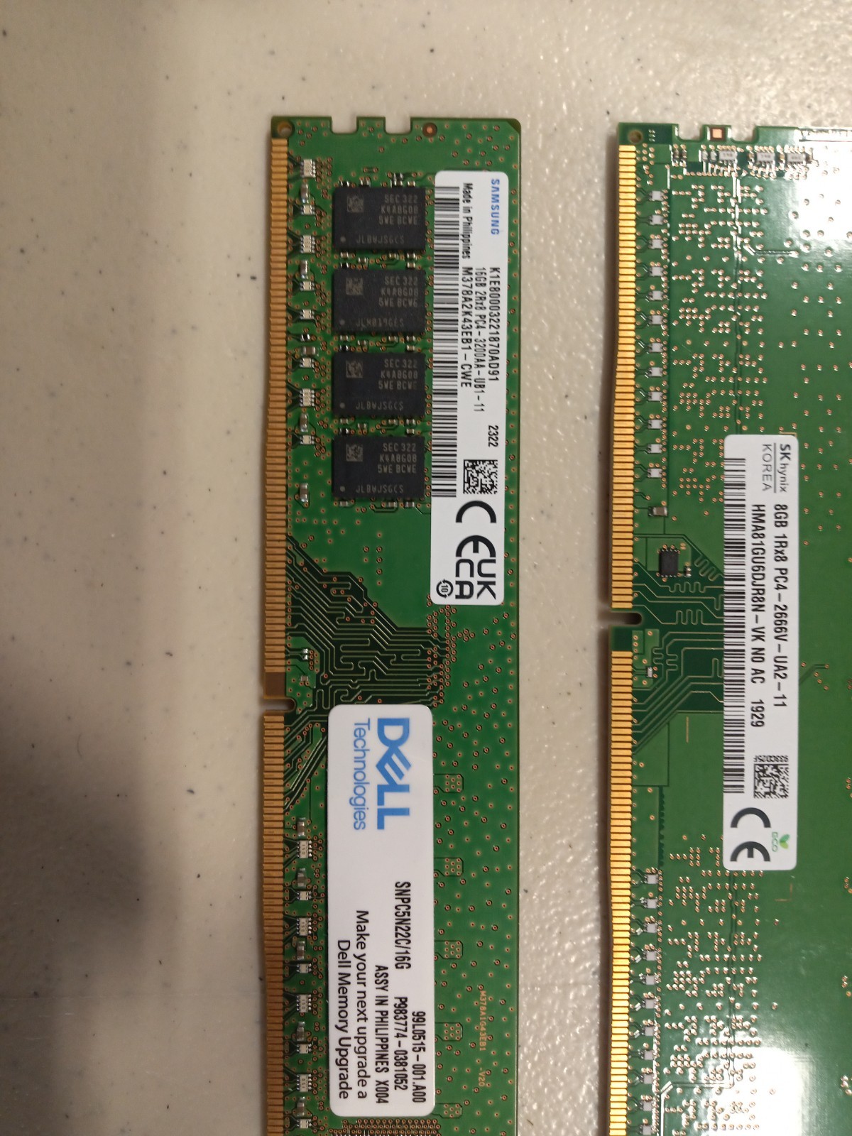 Samsung 16GB PC4-25600 (DDR4-3200) Memory (M378A2G43AB3-CWE)