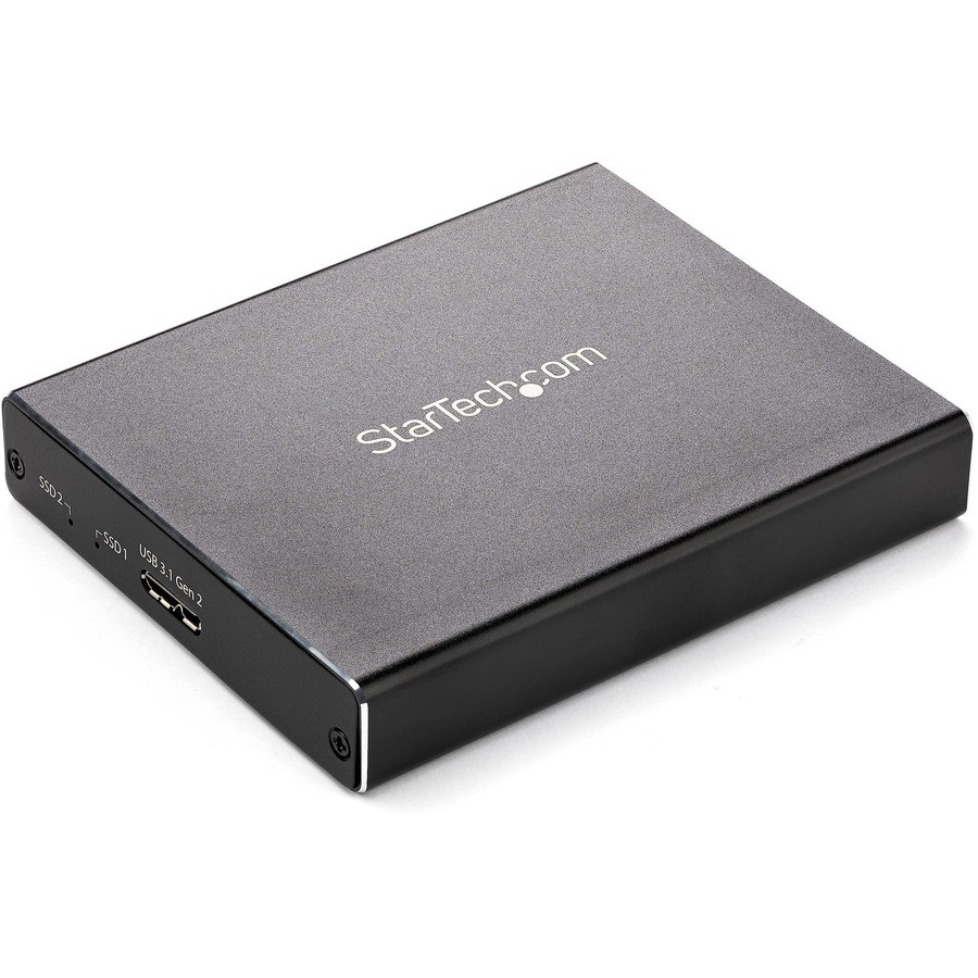 StarTech Dual M.2 Enclosure, RAID, M.2 SATA SSD Enclosure, USB 3.1 (10 Gbps), StarTech Dual M.2 Enclosure, RAID, M.2 SATA SSD Enclosure, USB 3.1 (10 Gbps),