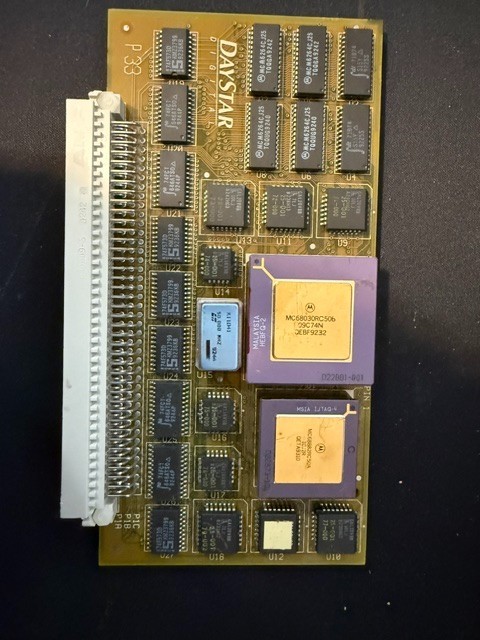 DayStar Digital 68030 50MHz Macintosh Accelerator Card w/ 68882 FPU Vintage
