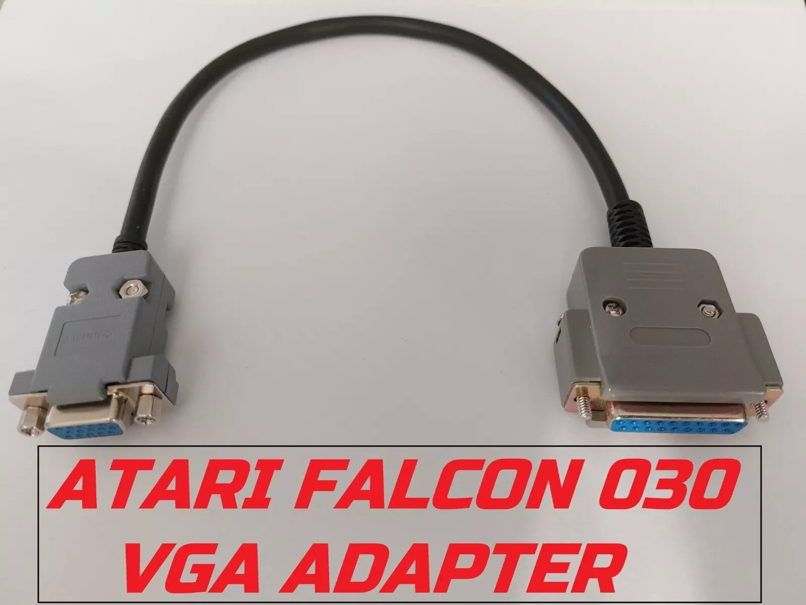 Atari Falcon 030 video cable VGA connection adapter for all vga monitors DB19 Atari Falcon 030 video cable VGA connection adapter for all vga monitors DB19