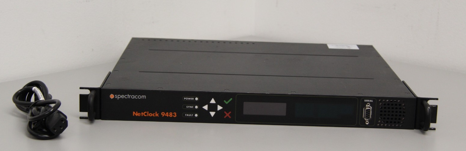 Parts Only Spectracom 9483 NENA ASCII NetClock OCXO GPS NTP Time Server ...
