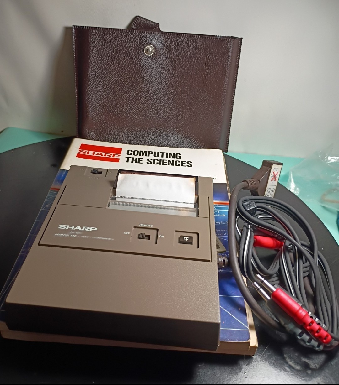 Vintage Sharp CE-126P Printer & Cassette Interface Rare with Instructions & Case Vintage Sharp CE-126P Printer & Cassette Interface Rare with Instructions & Case