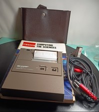 Vintage Sharp CE-126P Printer & Cassette Interface Rare with Instructions & Case picture