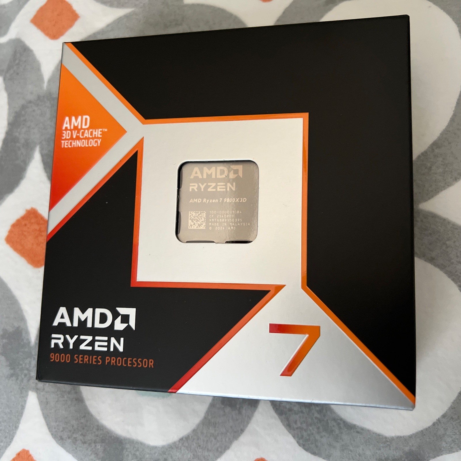 AMD Ryzen 7 9800X3D 8-Core 16-Thread Socket AM5 Desktop Processor