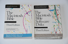 1991 vintage APPLE The Macintosh Bible Software Disks & BIG BOOK Third Edition picture