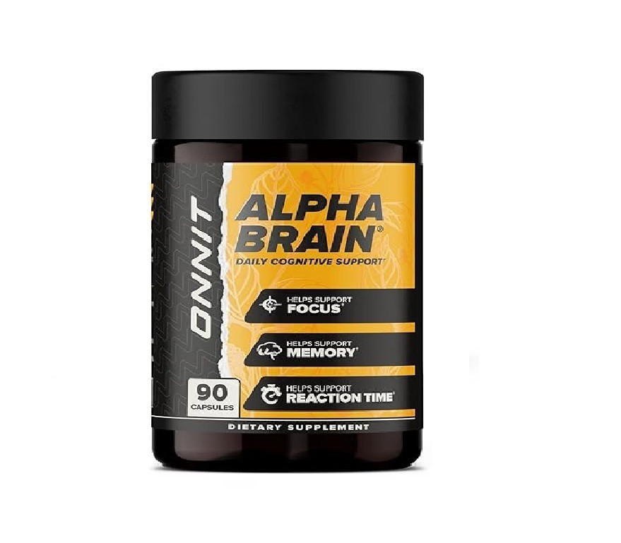 Onnit Alpha Brain MEMORY & FOCUS (90 Count / Capsules) - Shipping Free