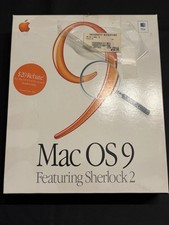 Vintage Apple Mac OS 9 Retail Box 1999 Sherlock 2 Original CD Manuals picture