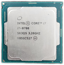 Intel Core i7-8700 SR3QS 6-Core 3.2GHz LGA 1151 CPU Processor picture