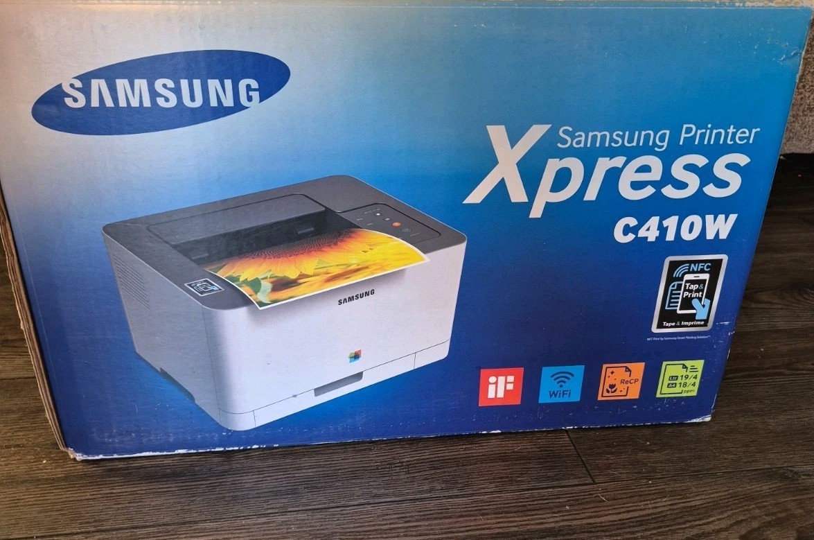 Samsung Xpress C410W Color Wireless Laser Printer - Brand New - Never Out Of Box