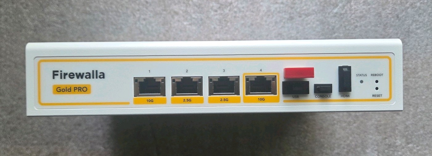 Firewalla Gold Pro 10g Cyber Security Firewall Router