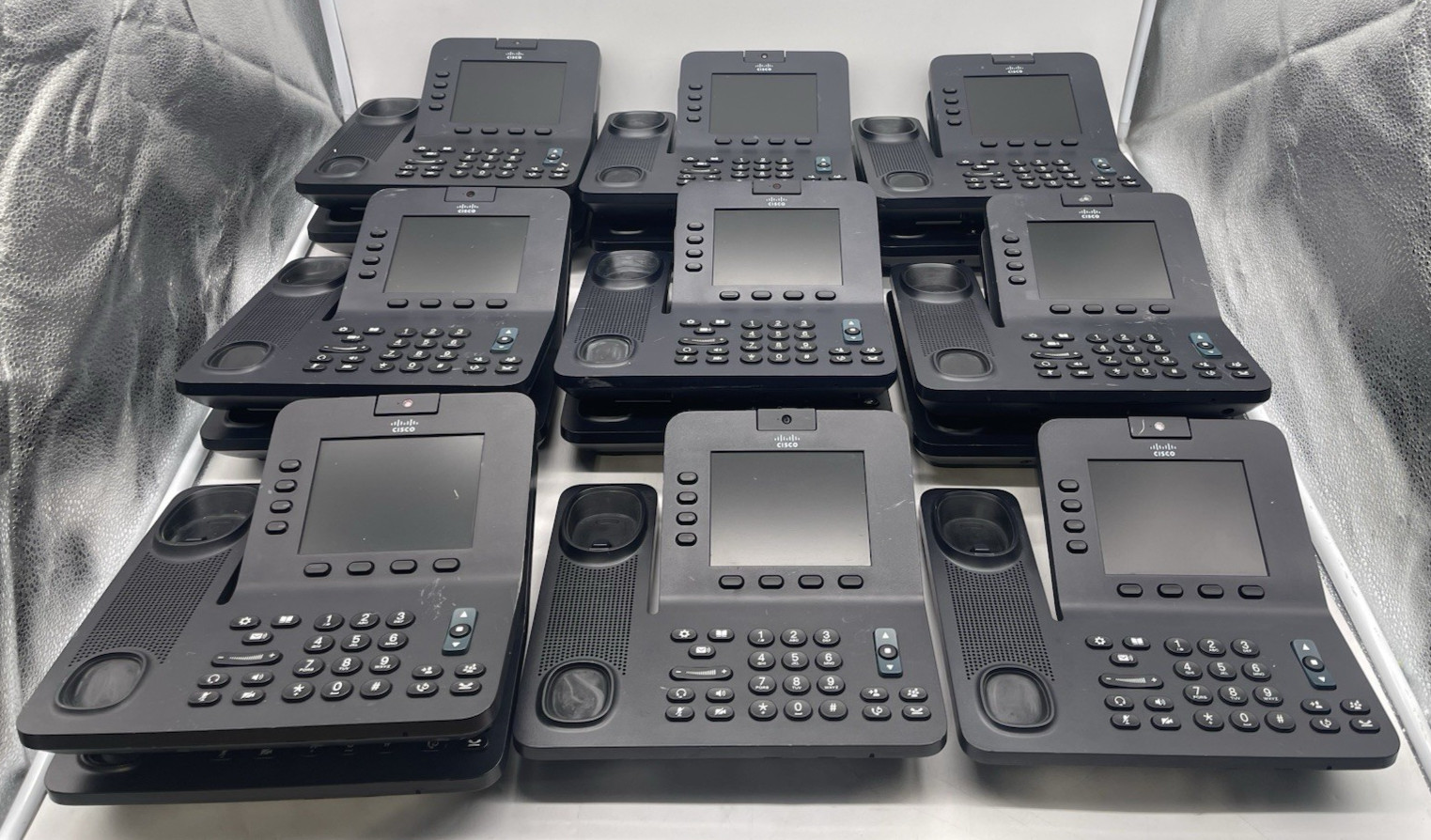 Lot of 16 VOIP IP Telephone Cisco Office Video Phone CP-8945