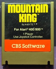 Vintage Mountain King Original ROM Cartridge for Atari 8-Bit Computers picture