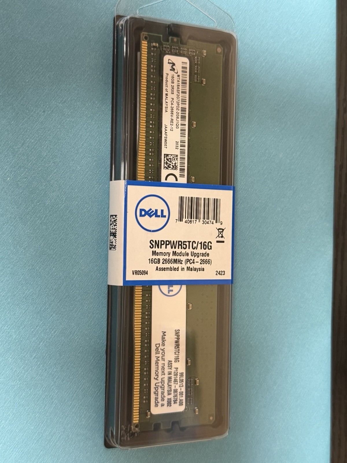 Dell 16GB PC4-21300 (DDR4-2666) Memory (SNPPWR5TC16G) Dell 16GB PC4-21300 (DDR4-2666) Memory (SNPPWR5TC16G)