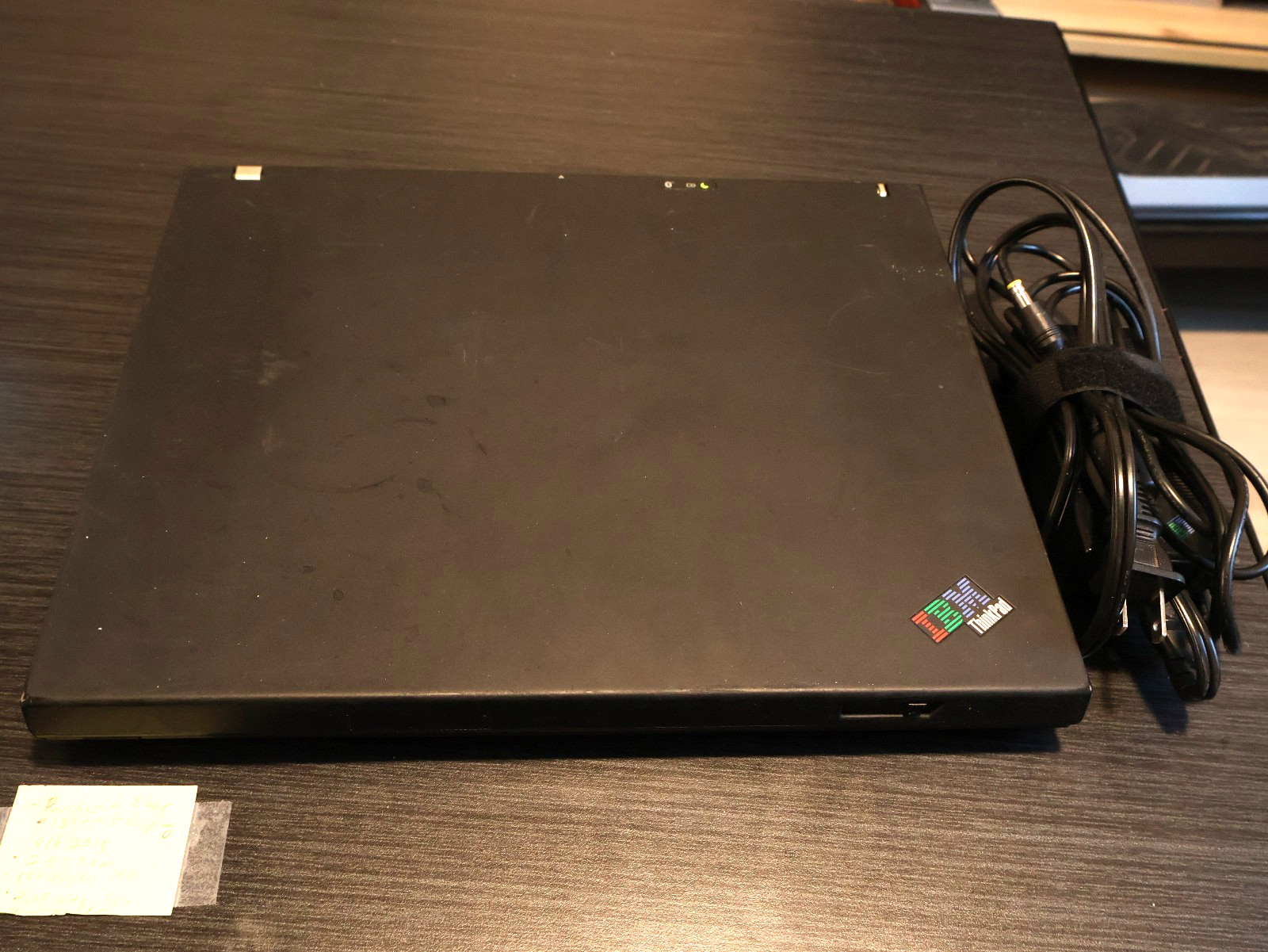 VINTAGE IBM THINKPAD T43p Pentium M 2.13GHz 2GB RAM OEM WIN XP W/CHARGER